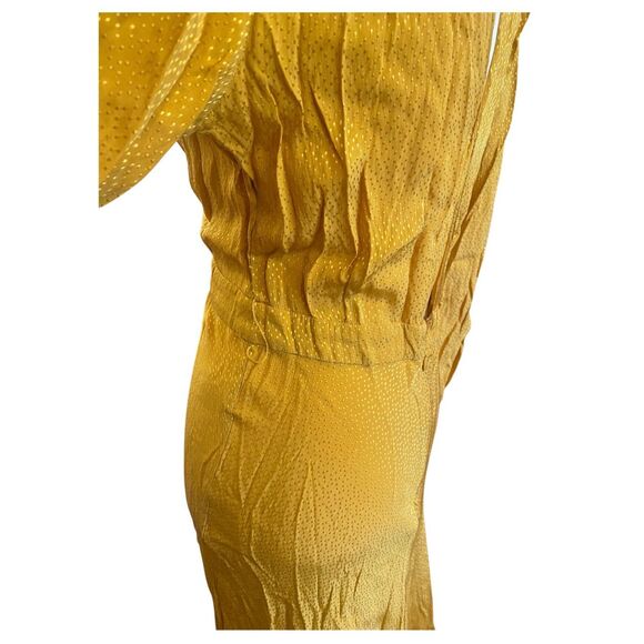 Ronny Kobo Vintage Inspired Thigh-high Slit Yellow Estelle Dress Size 10 MSRP: $ - Picture 7 of 10